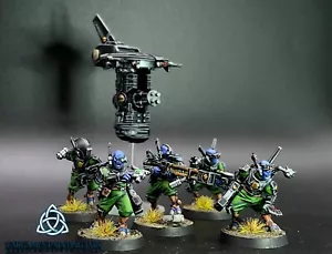 Painted Pathfinder Teams Set T'au Empire Kill Team WH40K Wargames - Picture 1 of 14