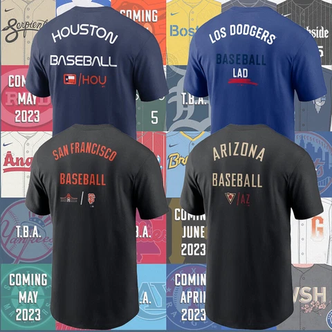 Diamondbacks, SF Giants, LA Dodgers, Houston Astros 2023 City Connect Shirt Cover