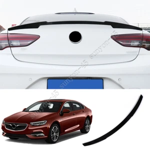 For Buick Regal 2018-2020 ABS Glossy Black Rear Door Tail Trunk Spoiler Wing Lip - Picture 1 of 8