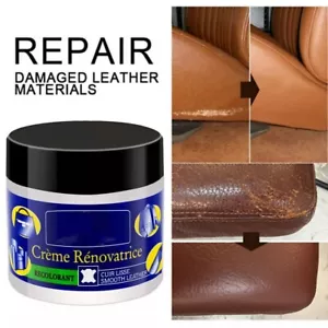 Kit Gel Crema Riparazione Pelle Riempitivo Ripristino Seggiolino Auto Divano Fori Graffi Avanzato - Foto 1 di 33