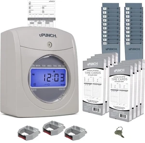 uPunch Small Business AutoAlign Calcolo Orologio Avviamento Kit (HN4540) - Foto 1 di 14
