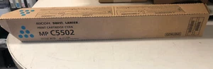 Genuine RICOH MP C5502 CYAN Toner Cartridge 841754 - Picture 1 of 2