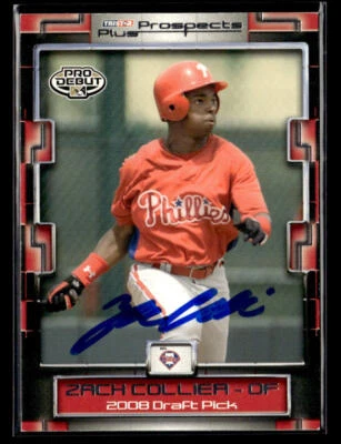 Zach Collier signed auto 2008 TriStar Prospects Plus #38 card - Image 1 of 2