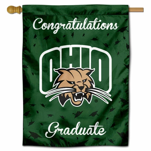 Ohio University College Graduation Gift Decorative Flag Cover