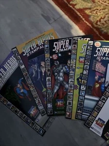 Celebrating Century Super Heroes Stamp Album DC/USPS 1900-1999 Full Set Of 10 - Picture 1 of 3