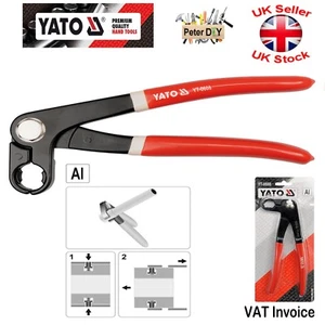 Yato Professional FUEL FEED PIPE CLIP PLIERS PLIER In Line Fuel Filter Clips - Picture 1 of 1