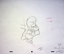 JUNGLE CUBS 1996 SIGNED Romy Garcia Production KING LOUIE Hand Drawn Pencil