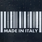 Made In Italy Barcode Car Phone Laptop Decal Vinyl Sticker Colour Choice
