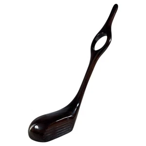 Mahogany Golf Club Wine Bottle Balancer Holder Decorative Barware Gift - Picture 1 of 5
