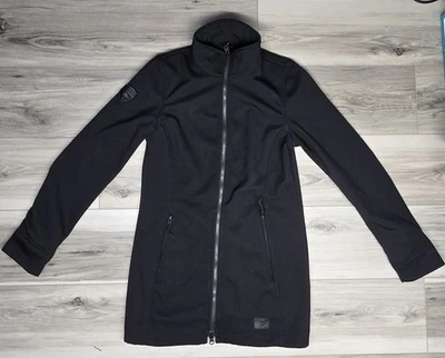 Chaqueta para mujer Roots 73 XS negra roble caparazón suave abrigo forrado de vellón exterior Foto 1 de 4