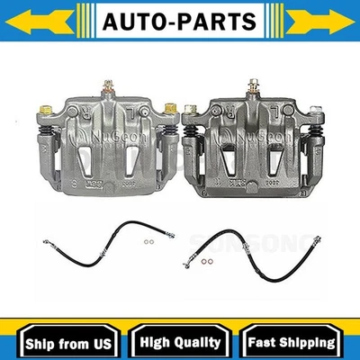 Pinza de freno delantera con mangueras lado conductor pasajero se adapta a Nissan Quest 3,5 L Foto 1 de 4