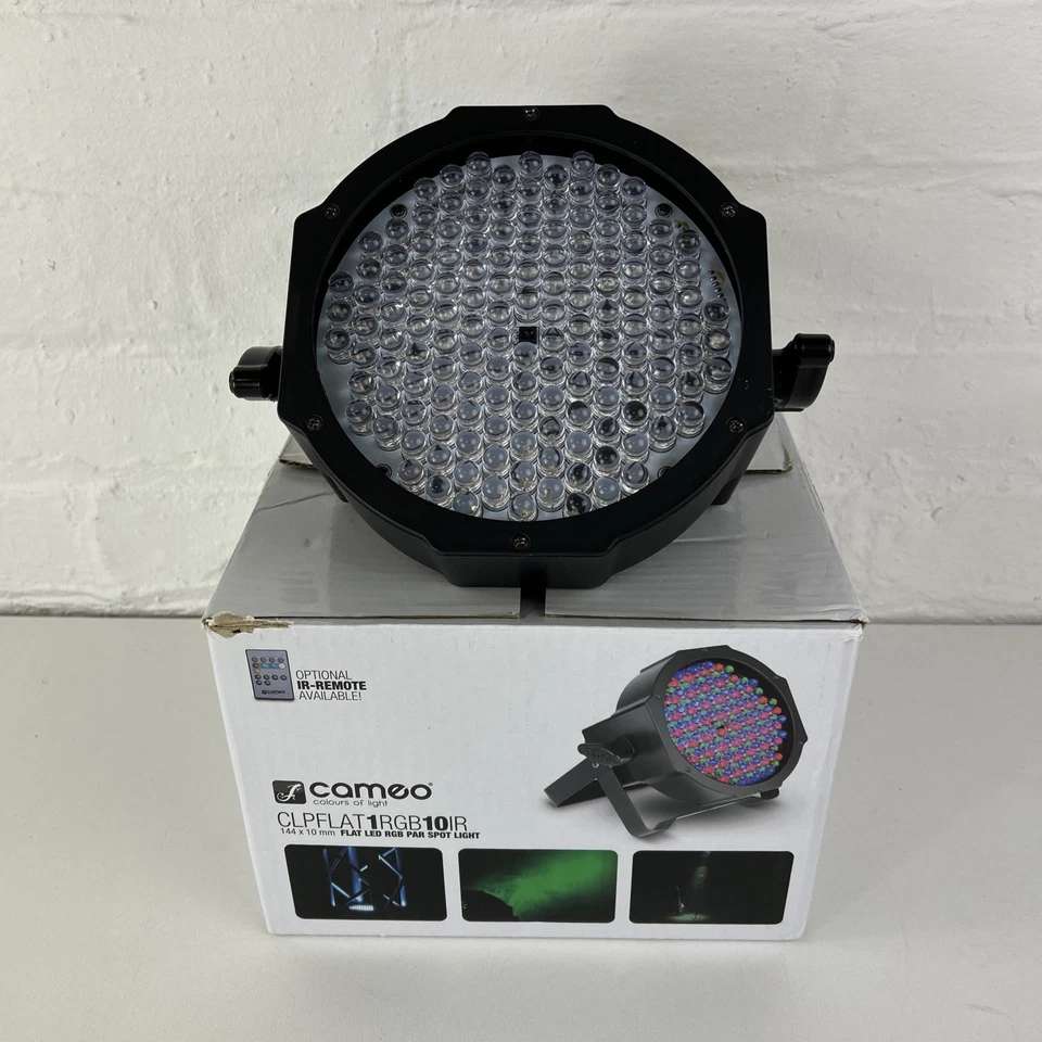 Cameo CLPFLAT1RGB10IR LED PAR Light | Stage & DJ Lighting Rig | PAT Tested #234 - Image 1 of 4