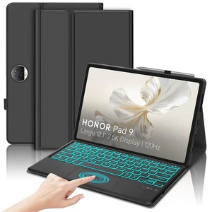 Clavier avec Trackpad pour Honor Pad 9 12.1 2024 étui clavier avec Trackpad pour - Photo 1/24