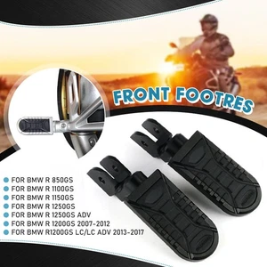  Verstellbare Vorne Fußrasten Pedale Für BMW R1200GS ADV R1250GS R 1250 GS ADV - Picture 1 of 6