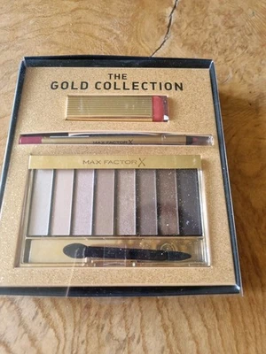 Max Factor Gold Collection Gift Set Nudes Lipstick, Liner Eye Palette - Image 1 of 2