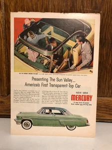 Vintage 1954 Ad for Mercury Automobile - Picture 1 of 1