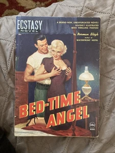 Sleaze gga digest Vintage Pb, Bed-Time Angel by Bligh, Ecstasy 9, 1951, SVG - Bild 1 von 6