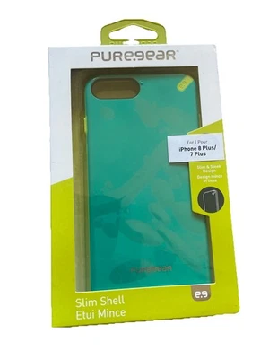 Funda delgada a prueba de golpes Puregear iPhone 7/8 Plus - Azul/Verde Foto 1 de 2