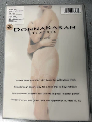 Donna Karan Essential Toners Tone A03 Nude Tall Style D55 New Hosiery The Nudes - Image 1 of 4