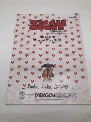 Ziggy Tom Wilson Designs Counted Cross Stitch Book 5075 Paragon Needlecraft - Image 1 of 2