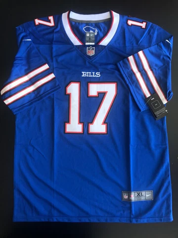 Nike Men's On Field Josh Allen #17 Buffalo Bills Blue Jersey Size XL NWT Cover