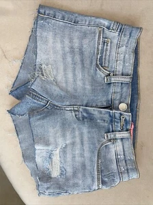 Blank NYC The Mini Astor Cut-off Shorts Girls Size 8 Blue . Worn Once Well Kept - Picture 1 of 3
