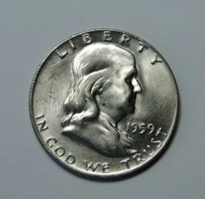 1959-D FRANKLIN HALF DOLLAR  - Image 1 of 2