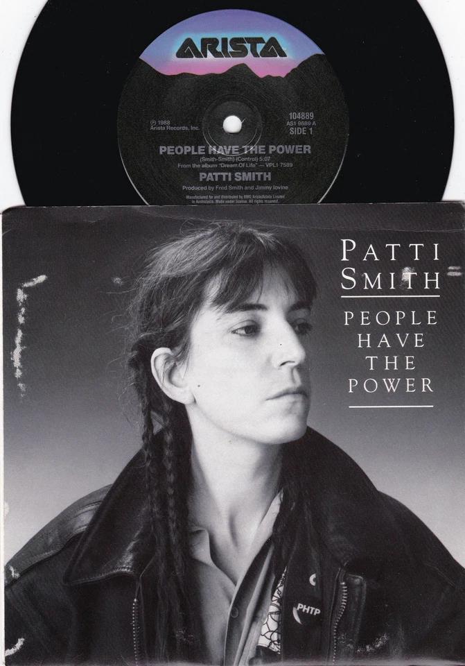 Patti Smith ORIG OZ PS 45 People have the power NM ’88 Arista Heartland Rock - Image 1 of 1