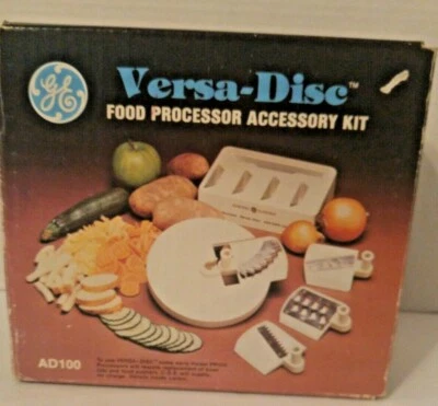 GE-VERSA -DISC  Food Processor Accessory Kit AD-100  Good For Veggies  And Fruit - Image 1 of 4