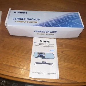 Rohent Backup Camera for Car HD 1080P Monitor Rear View Mirror Black - Picture 1 of 10