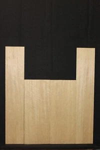 Cuarto aserrado blanco limba / korina ukelele juego trasero y lateral. Tamaño tenor - Imagen 1 de 3