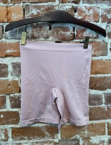 Breezies Mauve Pink Seamless Long Leg Panties Boyshorts New - Picture 1 of 6
