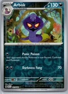 Arbok SV05: Temporal Forces 101/162 Near Mint NM Reverse Holo - Picture 1 of 2