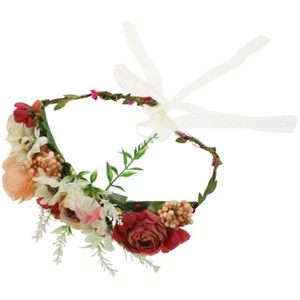Wedding Floral Necklace Travel Vacation Dog Flower Collar Accessory Pet - Picture 1 of 12