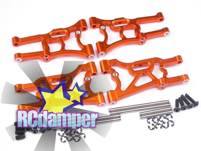 GPM ALUMINUM FRONT & REAR LOWER ARM OR HPI 1/8 WR8 3.0 FLUX KEN BLOCK SUSPENSION - Image 1 of 1