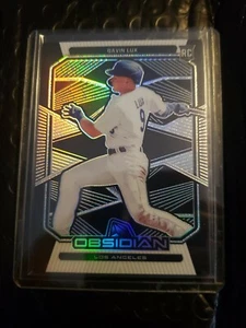 2020 Gavin Lux Panini Chronicles obsidian Baseball Los Angeles Dodgers ROOKIE - Picture 1 of 11
