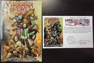 Cyber Force (2012) #1 SIGNED Khoi Pham with Notarized Witness of Signature - Imagen 1 de 10