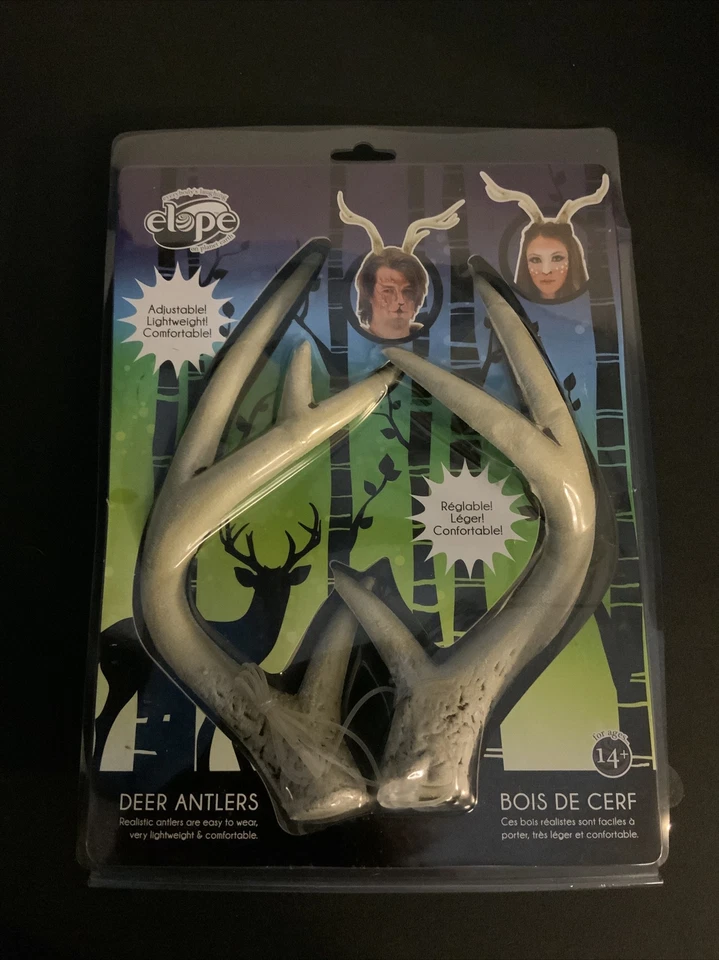 Chifre de veado Elope. Leve, ajustável, novo acessório de fantasia - Imagem 1 de 2