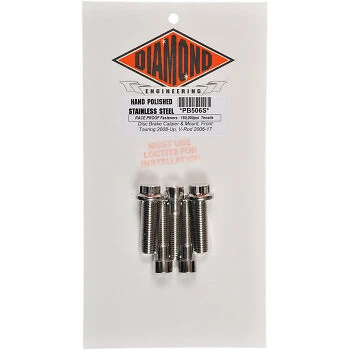 Montaje de pinza frontal Diamond Engineering 12 puntos acero inoxidable pulido Harley  Foto 1 de 1