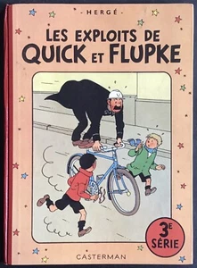 QUICK ET FLUPKE 3ème série couleurs 4ème plat B3 EO 1950 Très bon état - Picture 1 of 19
