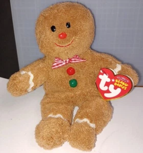 TY Beanie Baby HANSEL Gingerbread Man  HTF NWT - Picture 1 of 5