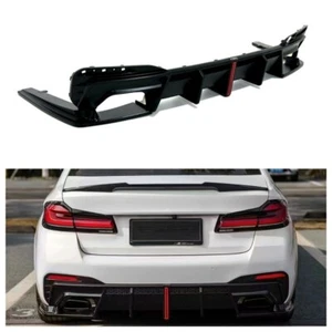 PP Rear Diffuser Lip Rear Spillter Body Kit For FOR BMW Series 5 G30 G38 - Picture 1 of 3