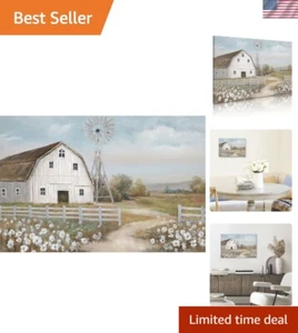 High-Resolution Rustic Barn Canvas Art – Ideal Gift for Any Occasion 16x12 - Picture 1 of 9