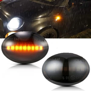 2X Luz de señal intermitente lateral LED ámbar para Fiat 500 500e 500c Abarth - Imagen 1 de 7