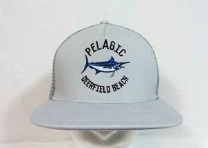 Pelágico Gear Deerfield Playa Gris Dirigido Snapback Sombrero Gorra OSFA NUEVO 120219308S - Imagen 1 de 5
