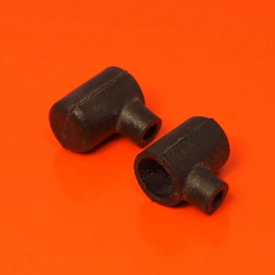 Original Lucas Rists Small Black Rubber Terminal Cover x 2 -  Part No. 236741 - Image 1 of 4