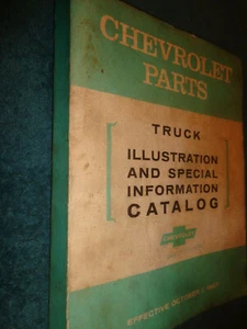 1955 1957 1960 1965 1966 1968 CHEVROLET TRUCK ILLUSTRATIONS PARTS CATALOG / BOOK - Picture 1 of 12