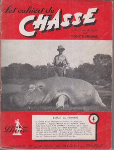C1 Tony BURNAND Cahiers de CHASSE # 4 1950  Jacques PENOT Pierre DECOMBLE - Imagen 1 de 1