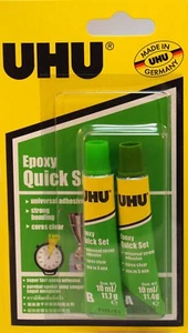 UHU Epoxy Quick Set 10 ml x 2 Made in Germany - Picture 1 of 1
