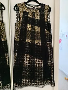 Bottega Veneta embroidery laced shift dress $3000 original - Picture 1 of 10